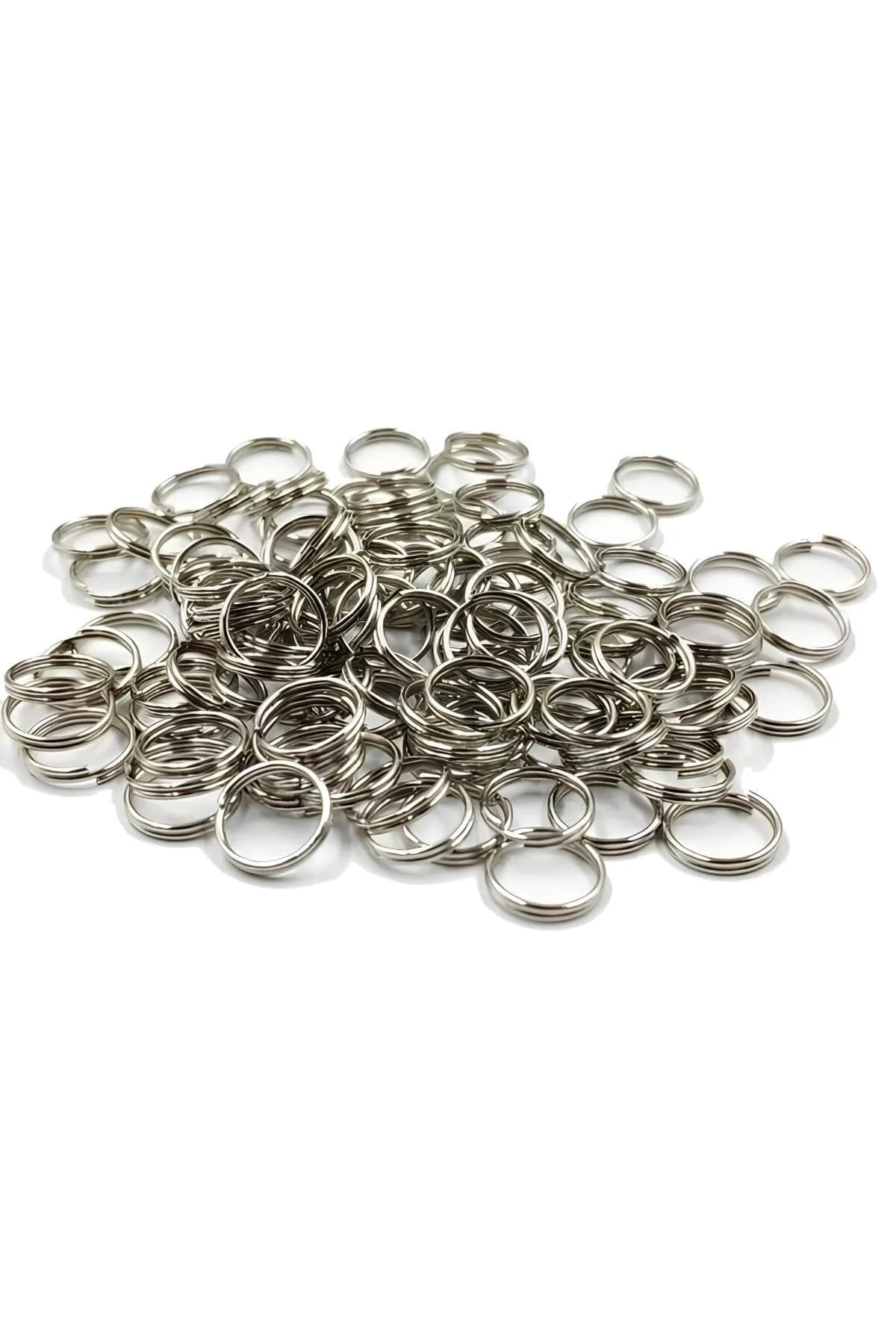 Kristal Avize Taşı Birleştirme Halkası ( Çapı 12x12mm) ( 150 Adet ) gümüş renk