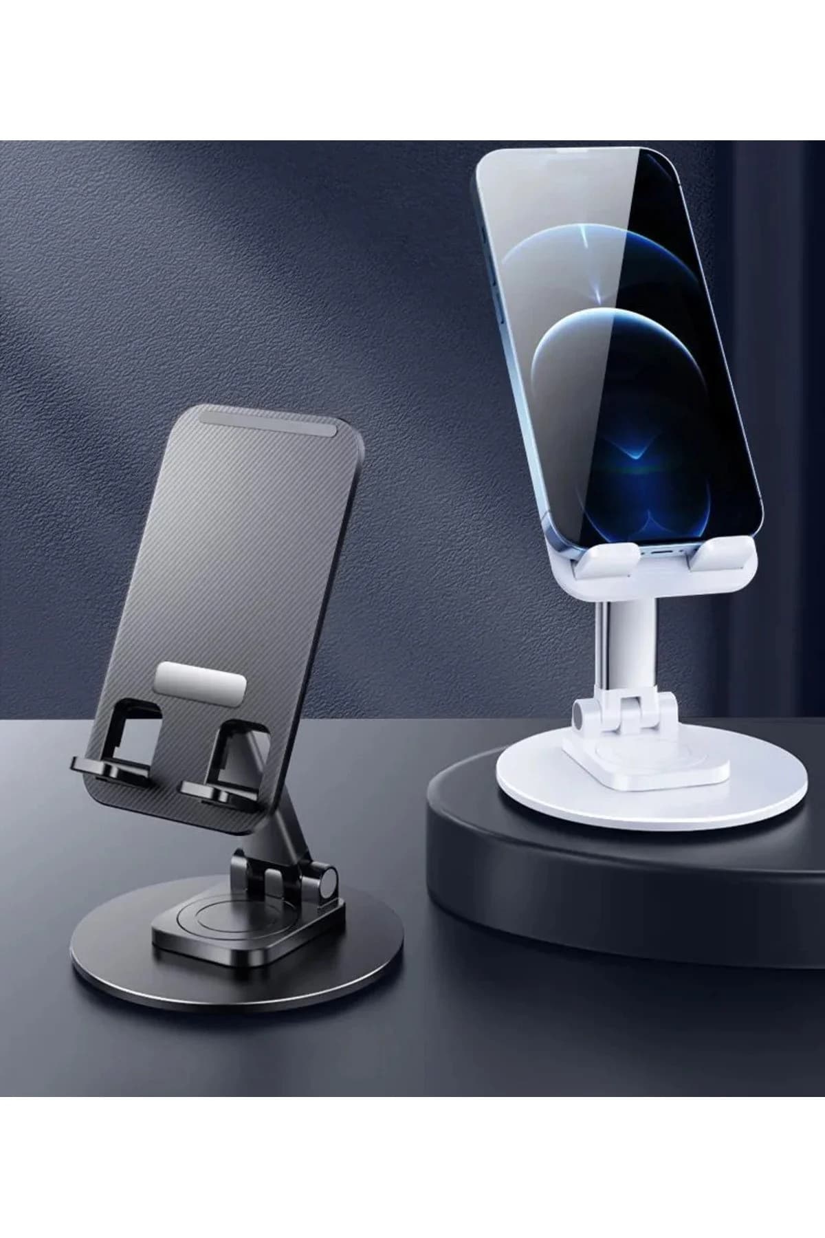 ( 1 Adet ) 360 Derece Dönebilen Ayarlanabilir Tablet Ve Telefon Tutucu Stand
