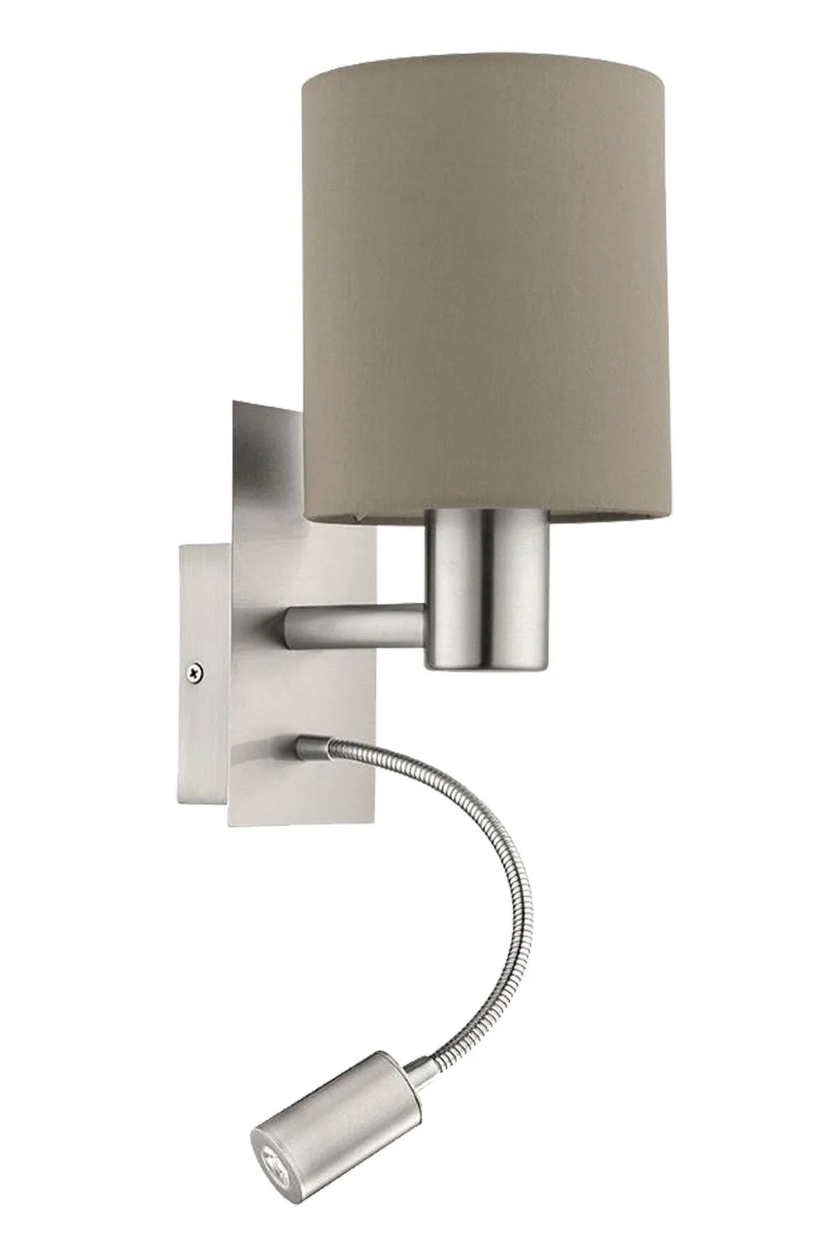 Abajurlu Ve Kitap Okuma Led Lambalı Aplik