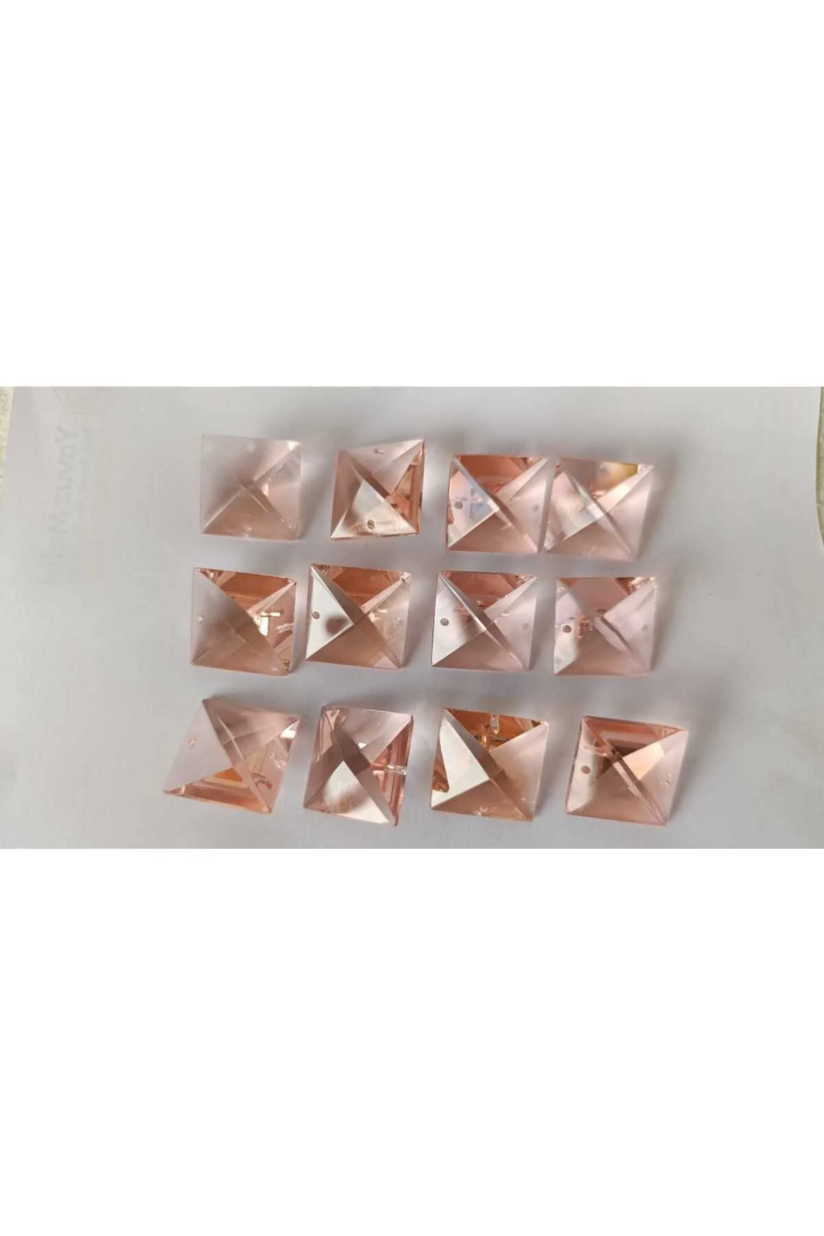 24 Mm Kare Plaket Avize Taşı 10 Adet